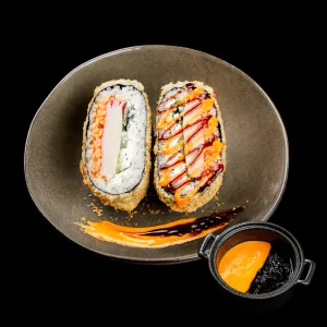 Суші бургер з крабом