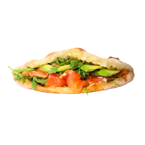 Піца-сендвіч з лососем