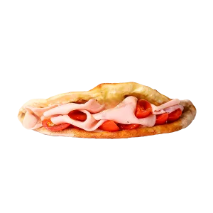 Піца-сендвіч з шинкою котто
