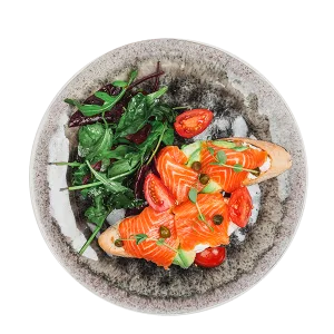 Тост з лососем