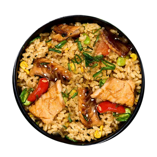 Tyahan with salmon